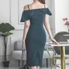 Sexy Frauen Kleider Mode Dame Elegante Nachtclub Aushöhlen Ärmelloses Kleid Weibliche Mädchen Kleidung Robe Femme Faldas 210514