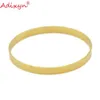 Adixyn 2pcs / Lot Baby Bangle Guldfärg Armband Smycken för barn / Barn Lyx Fashion Smycken Födelsedaggåvor N10081 Q0717