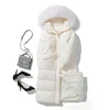 Inverno donna grande collo di pelliccia naturale lungo piumino parka spesso caldo 90% giacca da neve manica cappotto anatra bianca 210430