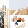 3D Duvar Etiketi Kabartmalı Masa Dolabı Self -Yapışkanlı Köpük Süper Mühendis Hat Zemin Köşe Tahtası Su Geçirmez5410979