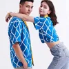 Women's Swimwear Summer Beach Blouse Male Hawaiian Shirt Female Oversized Print Shirts Man's Camisas Couple Clothes For Pool Party