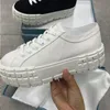 Mens Rubber Wiel Cassetta Platform Sneakers Dikke Luxe Bodem Casual Runner Trainer Trainers Canvas Damesschoenen met Doos 263 NLHPP