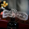 Himstory Design brillant cristal diadème couronne mariage Royal accessoires de mariée strass diadèmes concours cheveux bijoux Clips Barrettes