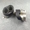 1 paio di terminali di scarico del sistema di scarico in fibra di carbonio per auto-styling per AUDI RS6 RS7 scarichi punta di ricambio punte originali221G