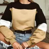 Moda Hoodies Mulheres Camisolas 2021 Casual O-pescoço camisa com capuz manga comprida com capuz tops para mulheres femininas