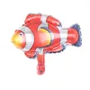 5ピースミニタコ魚ロブスターオーシャン動物箔風船空気充填グローバルベビーシャワーシーテーマ誕生日パーティーの装飾ギフト