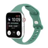 Новый ремешок с пряжкой-бабочкой для Apple Watch iwatch7, супер горячий и модный силиконовый монохромный ремешок с одним кругом, 42/44/45 мм, 38/40/41 мм, опционально