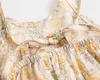 Bébé barboteuse été floral bébé fille vêtements pur coton né 210515