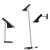 Lampe de table noire minimaliste moderne, luminaire de sol pour salon, hôtel