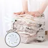 Opbergzakken Vacuüm Hand Compressed Seal Bag Herbruikbare Closet Organizer voor Kleding Quilt Deken Sweaters Trooster Ruimtaart