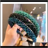 Other Drop Delivery 2021 Crystal Headband Women Girls Luxury Shiny Headbands Fashion Handmade Band Diamond Hoop Hair Aessories Hairband Jewel