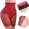 Andningsbar Nylon mage bantning Boxer Shapewear Kvinnor Push Up Buttock High Waist Panties Bodysuit Tummy Control Underkläder Byxor