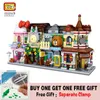 Loz 300-400 peças mini comercial View Scene Toys Model Puzzle criativo Brinquedo de construção para crianças Presente de aniversário Y1130