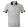 22SS 100 ٪ من القطن Polos Polos T-shirt قصيرة الأكمام مصممين علامات تجارية الأزياء غير الرسمية Polos T Shirt
