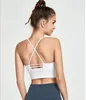 2021 Kvinnor Naken Vest Sexig tät baksida Sport Bra Yoga Outfits Bodybuilding All Match Casual Gym Push Up Bras Crop Tops Inomhus Outd2278053