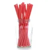 Drinking Straws Disposable Bubble Tea Thick Rainbow Drink Paper Straw For Bar Birthday Wedding Party Supplies RH03462