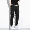 Pantaloni casual da uomo in puro cotone tattico militare da esterno da jogging Street Pantaloni cargo hip-hop Plus Size Pantaloni casual larghi per uomo 211119