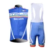 Mannen Fietsen Zomer Italië Team Custom Mouw / Mouwloos Jersey Bib Shorts Sets Ademend Outdoor Sportswear MTB Bike Outfits Y21040802