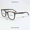 Vintage 2021 Okulary przeciwsłoneczne dla mężczyzn TF5065 Designant Women Square Moda Driving Gogle Okulary Słońce UV400