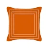 Almofada decorativa laranja capa de almofada curta cavalo de pelúcia veludo almofadas decorativas geométricas para sofá decoração de casa case5449067