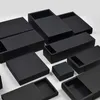 10Pcs/20Pcs Black And White Kraft Paper Gift Drawer Carton, Used For Wedding Gift Wrapping Carton Sliding Cover Gift Box Carton 210724