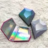 Venda Por Atacado Multicolor laser 1Pair cílios caso outra maquiagem diamante caixas de cílios falsos vazios 3d escurecer cosméticos embalagens de armazenamento cosméticos