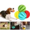 Haustierspielzeug 5cm Hund Interaktiver Elastizität Ball Naturkautschuk undichte Zahn saubere Kugeln KAUK -KAUTETIVETIVETOYS WLL415