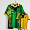 1998 Jamaica retro fotbollströja 98 Earle Gayle Whitmore Burton Frank Sinclair hemma borta vintage klassisk fotbollströja