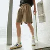 IEFB Mäns Sommardräkt Shorts Koreanska Streetwear Fashio Lossa Straight Knee Length Byxor Breda Bottnar 9Y6711 210524