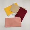 10pcs Coloful blank canvas zipper Pencil cases pen pouches cotton cosmetic Bags makeup bags Mobile phone clutch bag organizer 210724