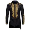 Homens Moda África Roupas Longas Pulôveres Vestido Africano Roupas Hip Hop Robe Africaine Casual World Appar X0602280h