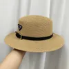 Luksusowe designerskie czapki męskie mężczyźni skośne Straw Hats kapelusz najwyższej jakości lato czapki kobiety luksusowe projektanci czapki czapki 2105207T