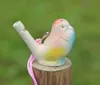 Party Favor Creative Water Bird Whistle Gwiazda Ptaki Ceramiczne Glazed Piosenki Chirps Bathtime Dzieci Zabawki Prezent Boże Narodzenie SN2268