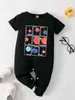 Baby Planet & Letter Graphic Jumpsuit SHE