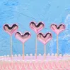 NOUVEAUCake Toppers Star Décorations PU Fête D'anniversaire De Mariage Baby Shower Fournitures RRB12329