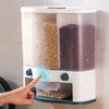 Cucina a parete Distributore automatico di cereali Distributore di riso Secchio di stoccaggio del riso Serbatoio di stoccaggio del grano Contenitore per anatra per alimenti secchi per la casa 211110