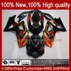 Motorcycle Fairings For SUZUKI GSX R1000 GSXR 1000 1000CC 2007-2008 48No.9 GSX-R1000 GSXR1000 K7 07 08 GSXR-1000 GSXR1000CC 2007 2008 OEM Fairing Kit orange black