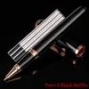 Tükenmez Kalemler Yüksek Kalite Tam Metal Rulo Kalem İş Erkekler Yazma İmza 2 Hediye Gönder