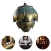 Lampes à parfum suspendues Vintage Lotus forme brûleur d'encens en céramique support de refoulement four maison chambre bureau décor