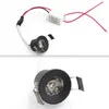 Silvery/Black/White/Golden Mini LED Downlights 1W 27mm 100V-240V Jewelry Display Ceiling Recessed Cabinet Spot Lamp