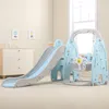 Safety Gates Multifunctional Slide 1-8 Years Old Children Indoor Home Kindergarten Baby Outdoor Plastic Swing Combination 4in1