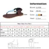 Damskie Sandały Clip Palec Pu Leather Summer Beach Casual Damskie Komfort Płaskie Buty Slip On Female Sandales Plus Size Flip Flops