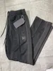 Pantalons pour hommes Aiguilles Hommes Femmes 1: 1 Haute Qualité Brodé Papillon Logo AWGE Pantalon De Survêtement Noir Pantalon Droit