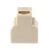 1 To 2 Way LAN Ethernet Network Cable RJ45 Female Splitter Connector Adapter