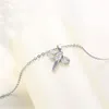 Hängsmycke Halsband Charm Cz Crystal Animal Chic Rostfritt Stål Dragonfly Kvinna Halsband Vänner Julklapp Trendig Smycken Collier