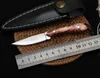Pequeno tubarão mini faca lâmina fixa reta 9cr18Mov lâmina acrílica alça de bolso tático CAUNCIO