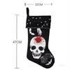 Party Supplies Halloween Stocking Decor Outdoor Tree Prydnad Ghost Skull Strumpor Godis Socks Väskor Halloween Presenter Bag T2i52335