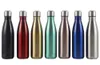 500 ml Matte Rubber Verf Dubbelwandige fles Vacuüm Geïsoleerde Thermosfles Water Koud Houden 24 uur Cup wk689