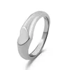 Koreanska hjärta ring vintage hjärtformade ringar för kvinnor europeisk och amerikansk temperament geometrisk pekfinger ring ring kvinnlig gåva g1125