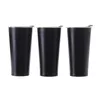 500ml 17oz Black Double Wall Tumblers Stainless Steel Insulated Thermal Car Mugs Office Warm and Cold Coffee Cups Household Drinkware Beer Cup